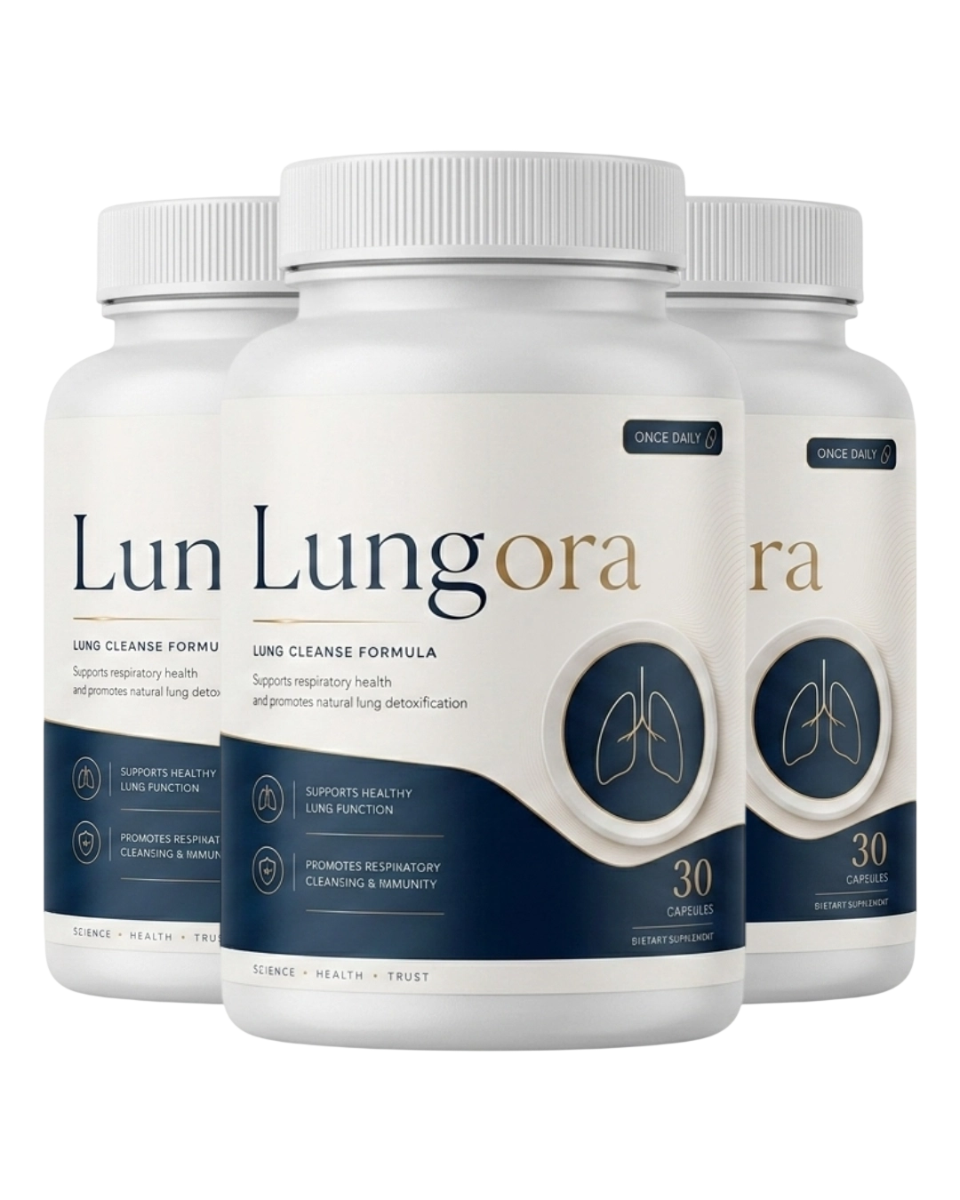 Three bottles of Lungora